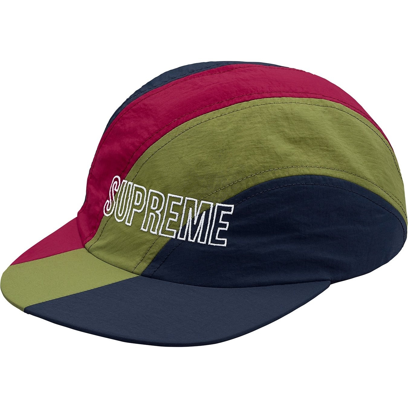 Diagonal Stripe Nylon Hat view 4